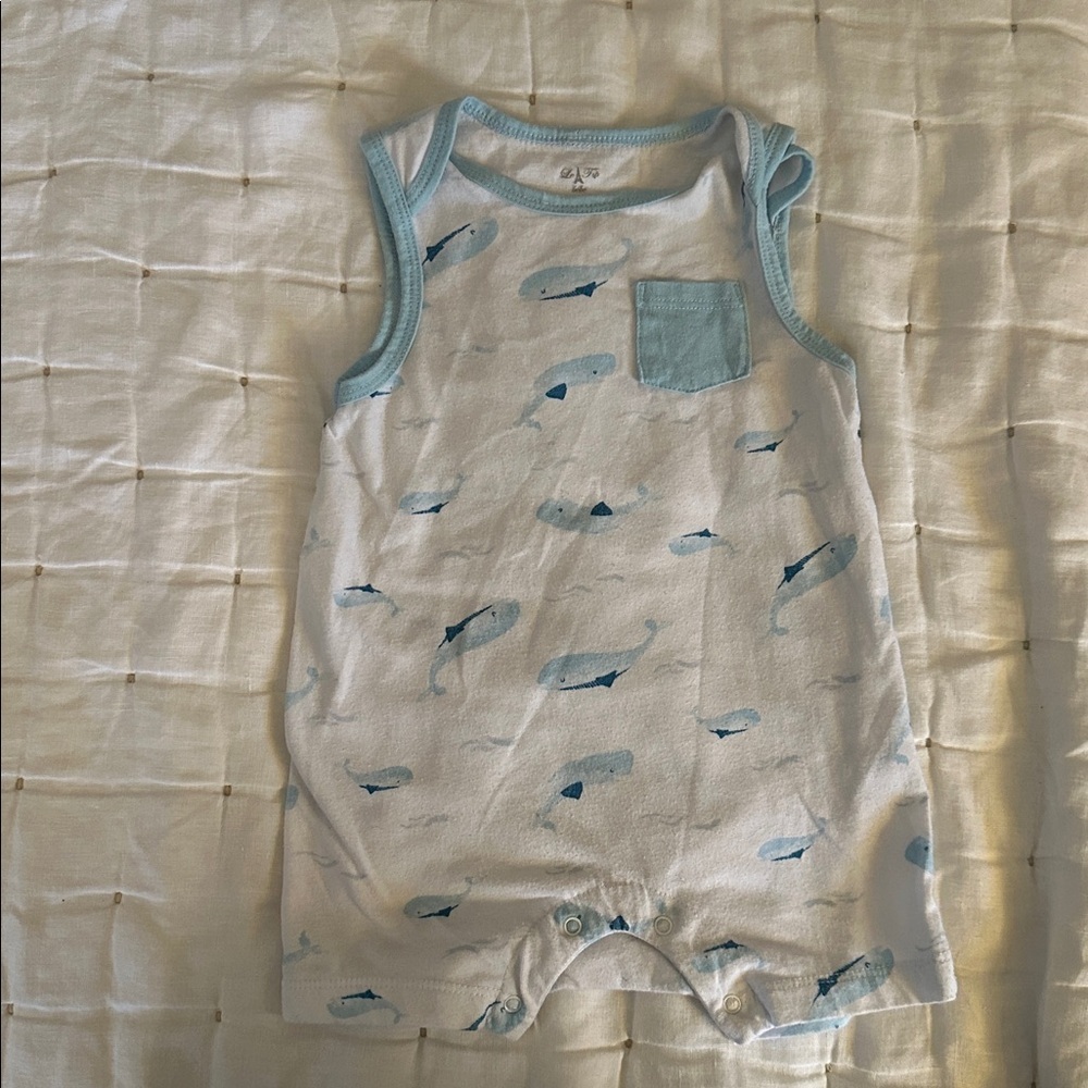 8 piece 12mo. Baby Boy Clothes Aquatic Theme (041) - Picture 4 of 16
